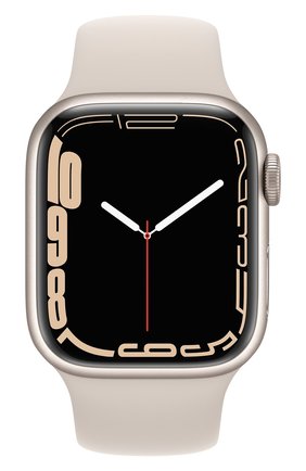 Смарт-часы Apple Watch Series 7 GPS 41mm Starlight Aluminium Case with Starlight Sport Band | Фото №2