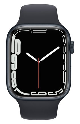 Смарт-часы Apple Watch Series 7 GPS 45mm Midnight Aluminium Case with Midnight Sport Band | Фото №2