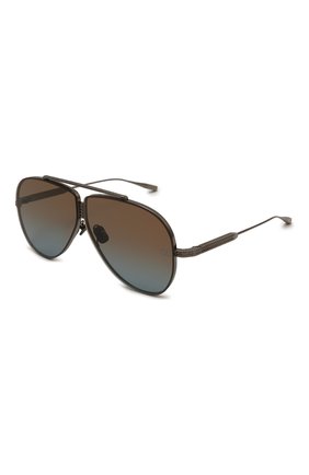 Женские солнцезащитные очки VALENTINO коричневого цвета, арт. VLS-100C | Фото 1 (Тип очков: С/з; Очки форма: Авиаторы; Оптика Гендер: оптика-женское)