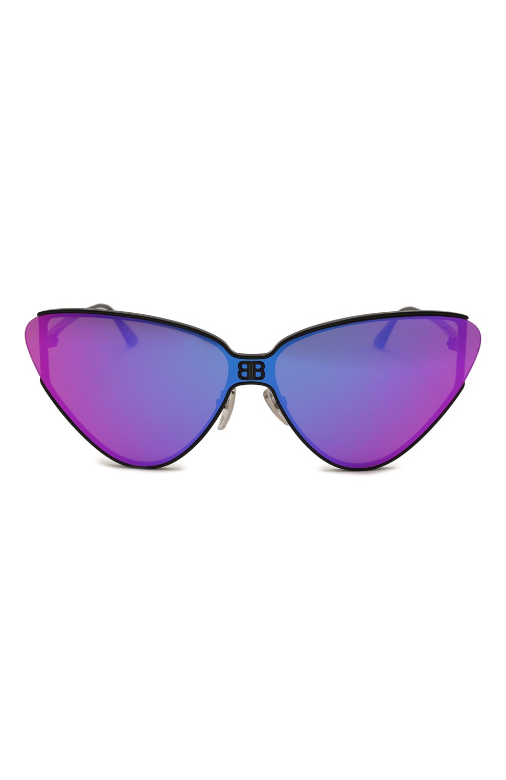 Женские солнцезащитные очки BALENCIAGA фиолетового цвета, арт. BB0191S 003 | Фото 3 (Тип очков: С/з; Материал: Металл; Оптика Гендер: оптика-женское; Очки форма: Cat-eye)