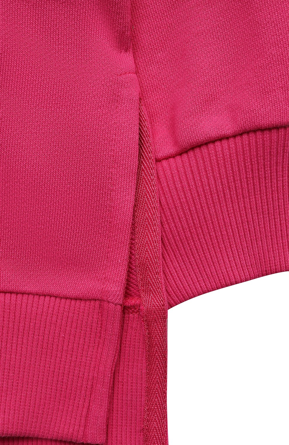 Детский хлопковый свитшот BALMAIN розового цвета, арт. 6R4A10 | Фото 3 (Рукава: Длинные; Материал внешний: Хлопок; Девочки Кросс-КТ: Свитшот-одежда)