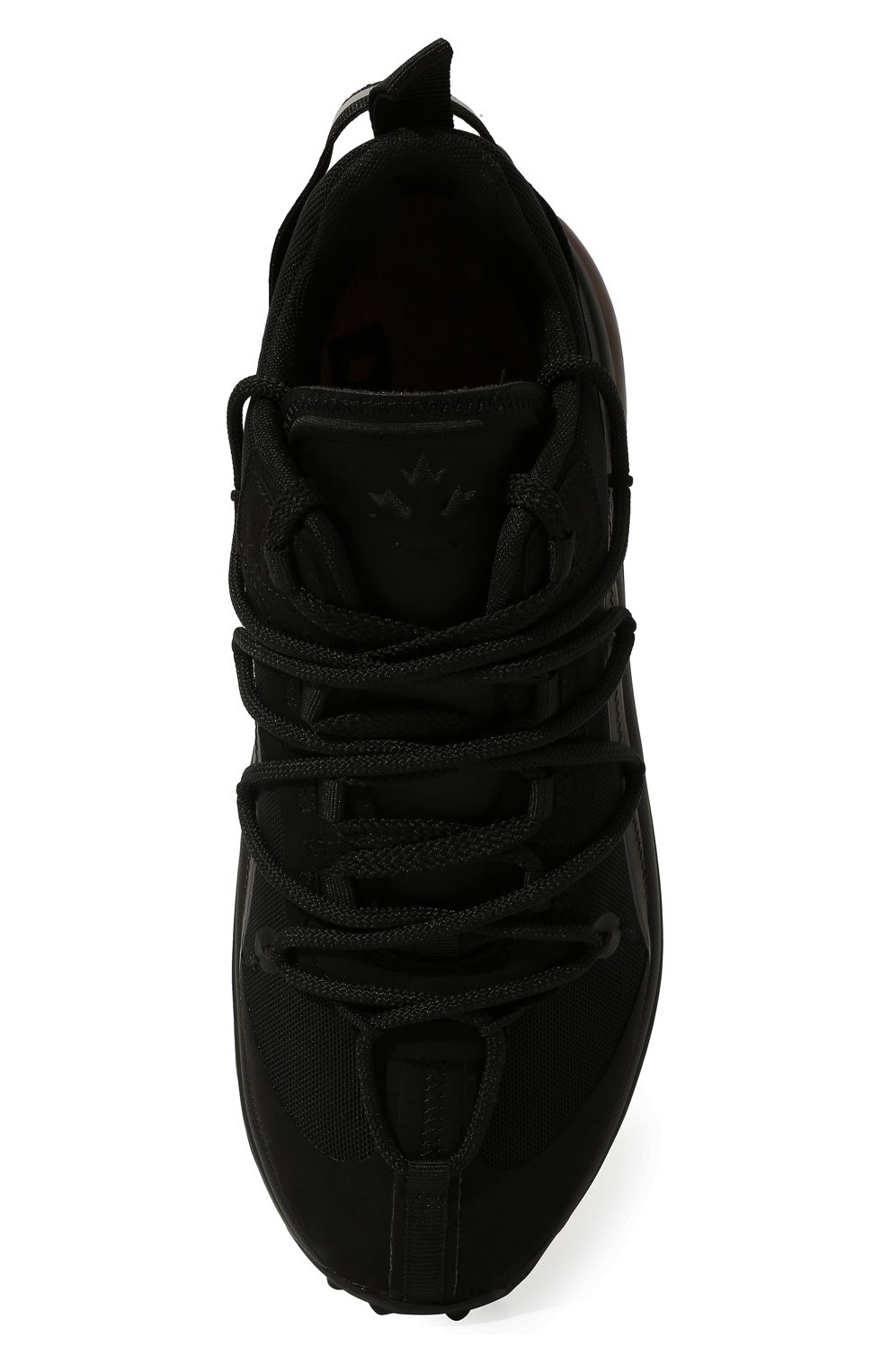Мужские комбинированные кроссовки bubble DSQUARED2 черного цвета, арт. SNM0191 11703752 | Фото 6 (Материал внешний: Текстиль; Стили: Классический; Материал утеплителя: Без утеплителя; Материал внутренний: Текстиль)