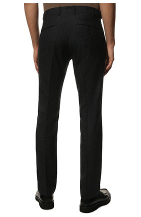 Мужские брюки из шерсти и хлопка BERWICH темно-синего цвета, арт. VULCAN0Z/GB1674 | Фото 4 (Материал внешний: Шерсть; Длина (брюки, джинсы): Стандартные; Материал подклада: Купро; Стили: Кэжуэл)