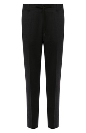 Мужские шерстяные брюки BERWICH темно-синего цвета, арт. VULCAN0Z/MZ1851X | Фото 1 (Материал внешний: Шерсть; Длина (брюки, джинсы): Стандартные; Случай: Повседневный; Материал подклада: Купро; Стили: Кэжуэл)