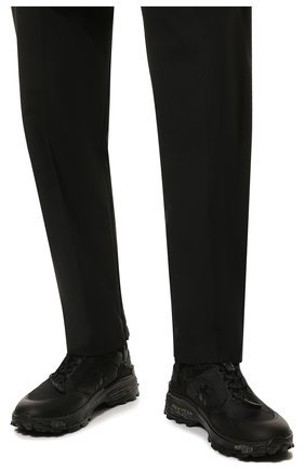 Мужские комбинированные кроссовки cross PREMIATA черного цвета, арт. CR0SS/VAR256 | Фото 3 (Материал внешний: Текстиль; Материал утеплителя: Натуральный мех, Без утеплителя; Стили: Классический)