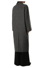 Женское шерстяное пальто IVY OAK черно-белого цвета, арт. I01122F1099 | Фото 4 (Материал внешний: Шерсть; Рукава: Длинные; Длина (верхняя одежда): Длинные; 1-2-бортные: Двубортные; Стили: Кэжуэл)