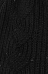 Женская шапка PANICALE черного цвета, арт. D31730CU | Фото 4 (Материал: Текстиль, Шерсть)