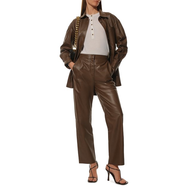 фото Кожаные брюки antonelli firenze