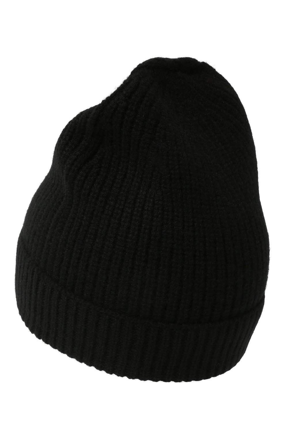 Женская кашемировая шапка ADDICTED черного цвета, арт. MK904 | Фото 3 (Материал: Текстиль, Кашемир, Шерсть)