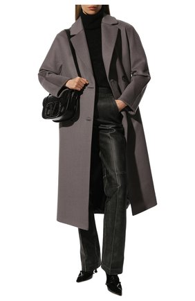 Женское шерстяное пальто VICTORIA ANDREYANOVA серого цвета, арт. A-FW22-9353-1 | Фото 2