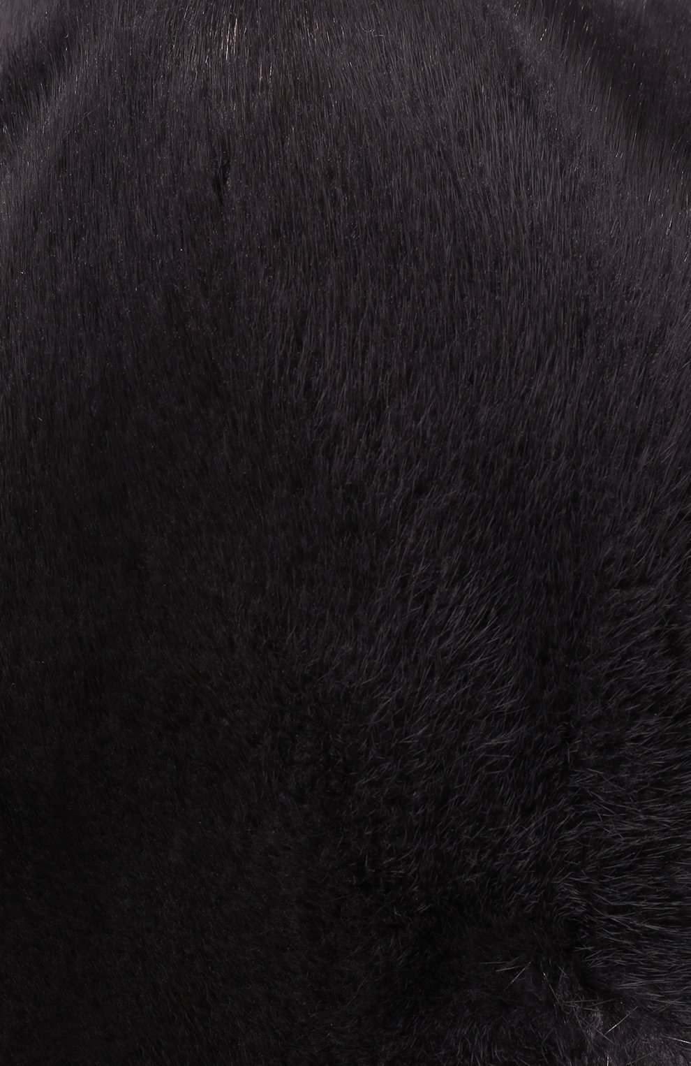 Женская шапка-ушанка из меха норки KUSSENKOVV серого цвета, арт. 090100089226 | Фото 4 (Материал: Натуральный мех)