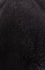 Женская шапка-ушанка из меха норки KUSSENKOVV серого цвета, арт. 090100089226 | Фото 4 (Материал: Натуральный мех)