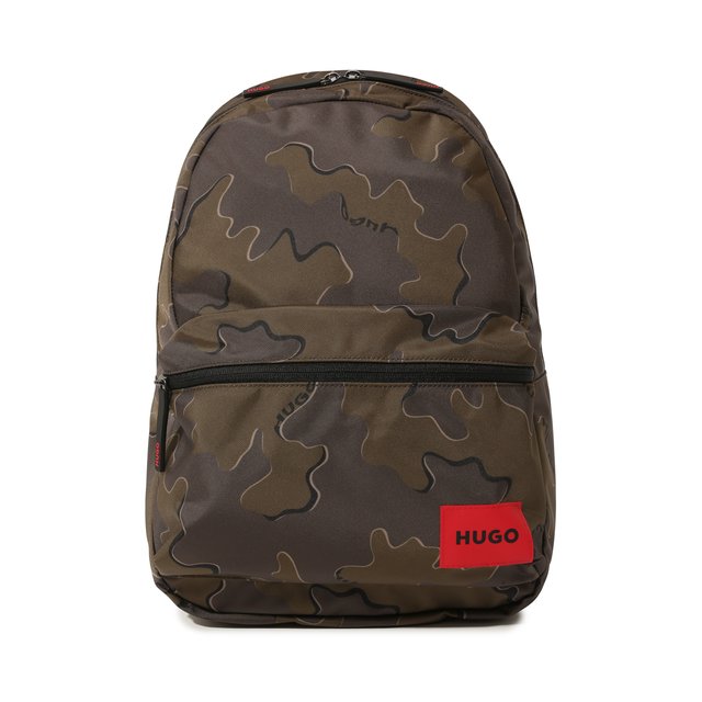 Текстильный рюкзак HUGO 50478476, цвет хаки, размер NS