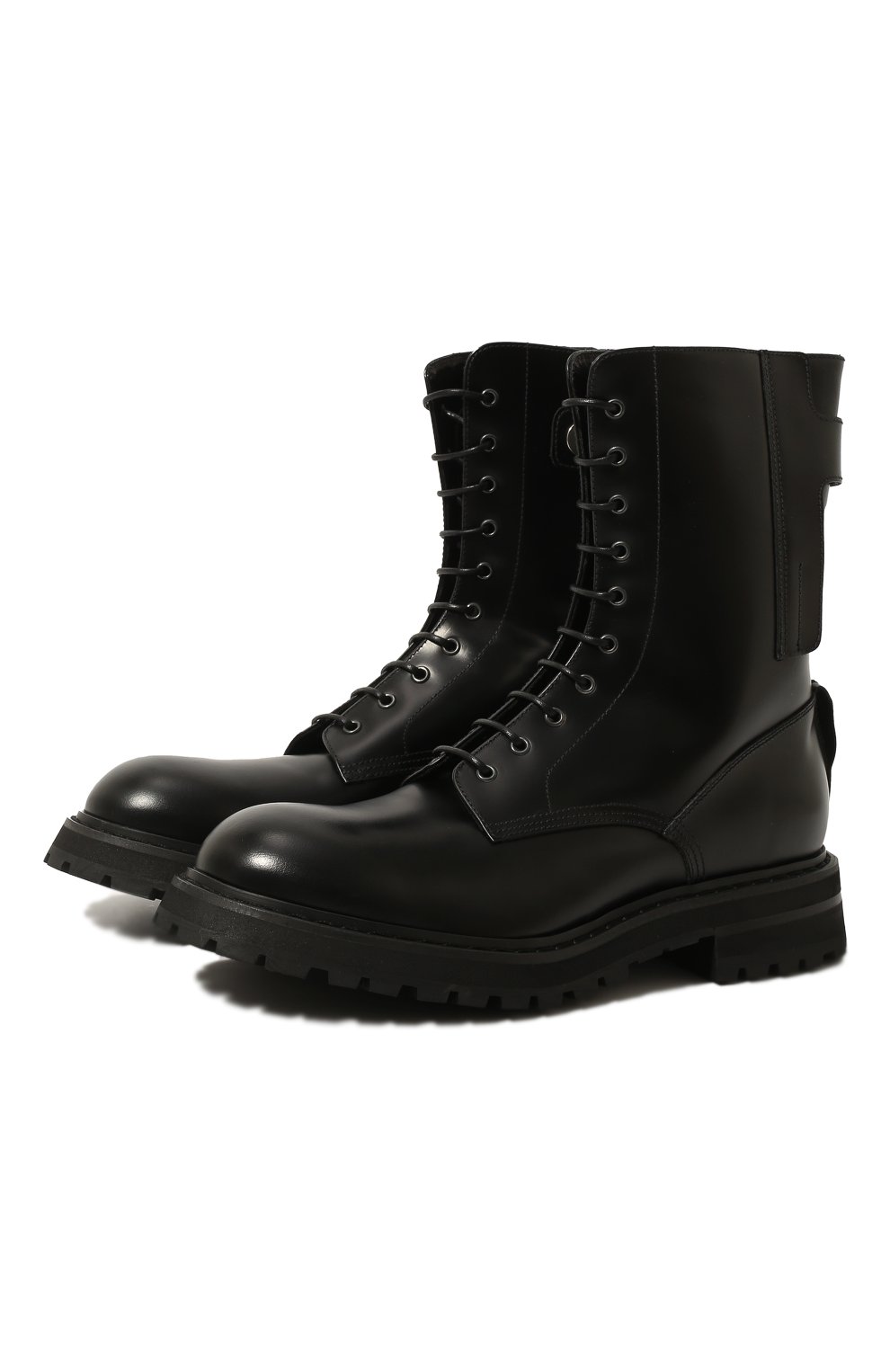 Мужские кожаные ботинки PREMIATA черного цвета, арт. 32021/R0IS | Фото 1 (Материал внешний: Кожа; Мужское Кросс-КТ: Ботинки-обувь; Материал внутренний: Натуральная кожа; Материал утеплителя: Без утеплителя)