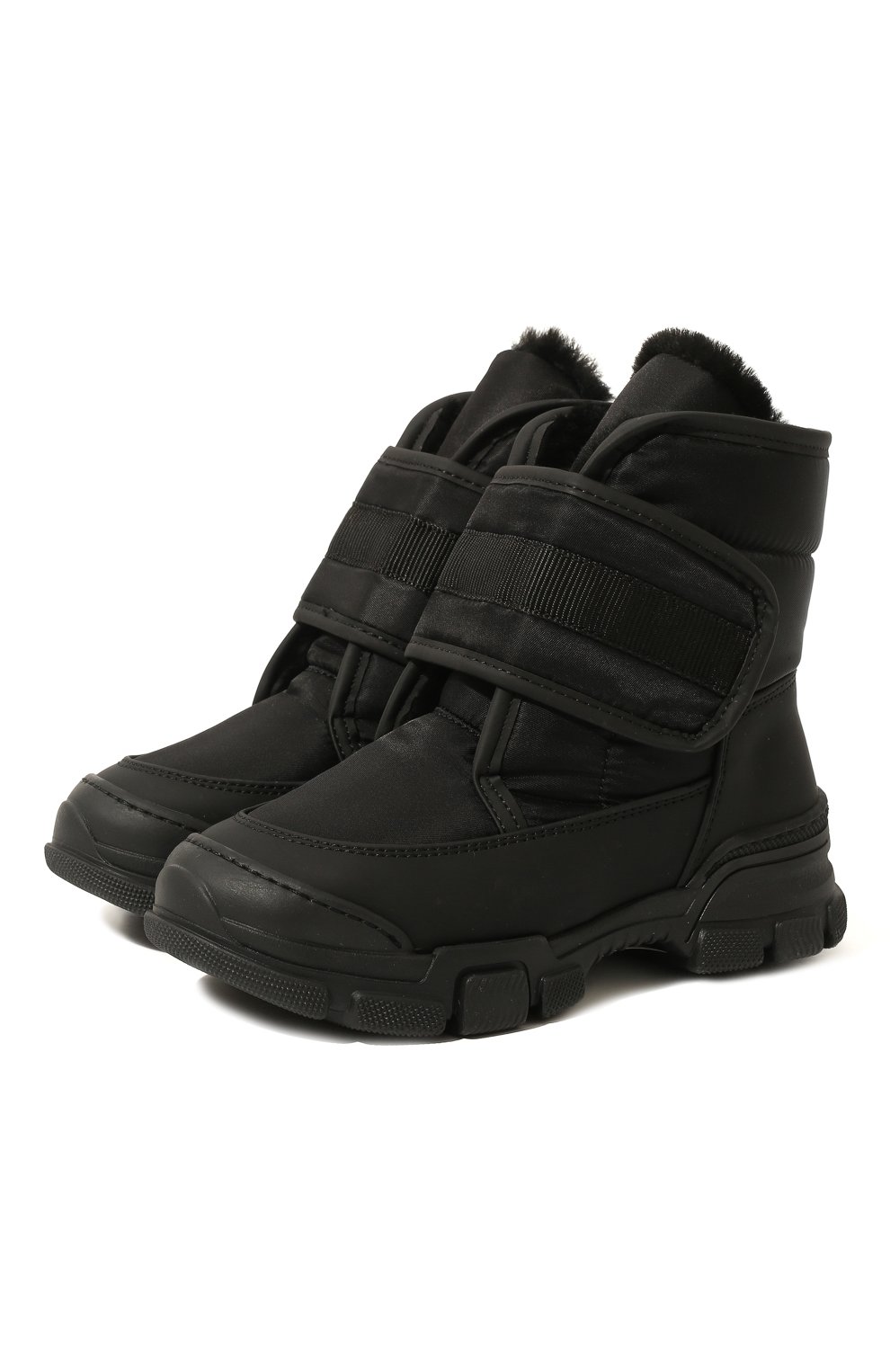 Мужского утепленные ботинки GALLUCCI черного цвета, арт. J30068BM/TR S S G0M G0M/TNB | Фото 1