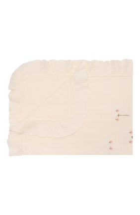 Детского шерстяное одеяло BABY T белого цвета по цене 14250 руб., арт. 22AI102C0 | Фото 1 Детского шерстяное одеяло BABY T белого цвета, арт. 22AI102C0 | Фото 1