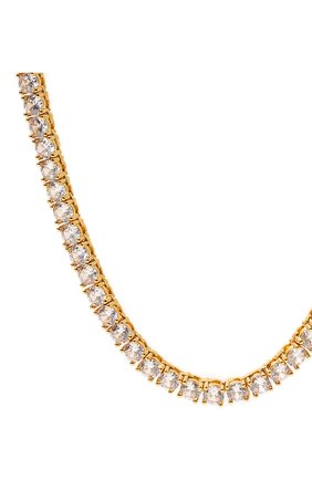Женское колье CRYSTAL HAZE золотого цвета по цене 0 руб., арт. SERENA NECKLACE | Фото 3 Женское колье CRYSTAL HAZE золотого цвета, арт. SERENA NECKLACE | Фото 3 (Материал: Металл)