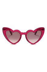 Женские солнцезащитные очки SAINT LAURENT розового цвета, арт. SL 181 L0UL0U 021 | Фото 3 (Тип очков: С/з; Оптика Гендер: оптика-женское; Очки форма: Креативные)