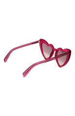 Женские солнцезащитные очки SAINT LAURENT розового цвета, арт. SL 181 L0UL0U 021 | Фото 4 (Тип очков: С/з; Оптика Гендер: оптика-женское; Очки форма: Креативные)