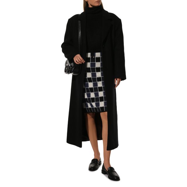 фото Юбка из шерсти и вискозы boss