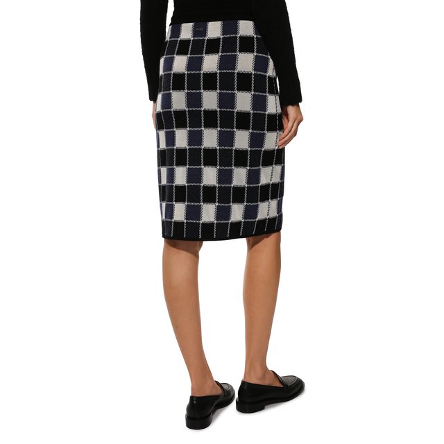 фото Юбка из шерсти и вискозы boss