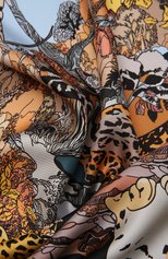 Женский шелковый платок pardus orientalis RADICAL CHIC разноцветного цвета, арт. 622962.07.02 | Фото 4 (Принт: С принтом; Материал: Текстиль, Шелк)