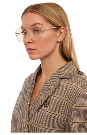 Женские оправа GUCCI золотого цвета по цене 0 руб., арт. GG1144 003 | Фото 2 Женские оправа GUCCI золотого цвета, арт. GG1144 003 | Фото 2 (Тип очков: Оправа; Материал: Металл; Очки форма: Квадратные; Оптика Гендер: оптика-женское)