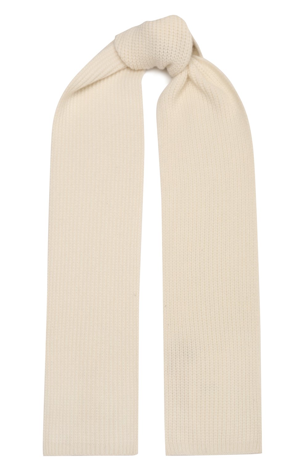 Детский кашемировый шарф YVES SALOMON ENFANT белого цвета, арт. 22WEA501XXCARD | Фото 1 (Материал: Текстиль, Кашемир, Шерсть)