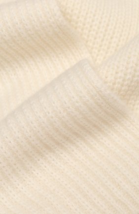 Детский кашемировый шарф YVES SALOMON ENFANT белого цвета, арт. 22WEA501XXCARD | Фото 2 (Материал: Текстиль, Кашемир, Шерсть)