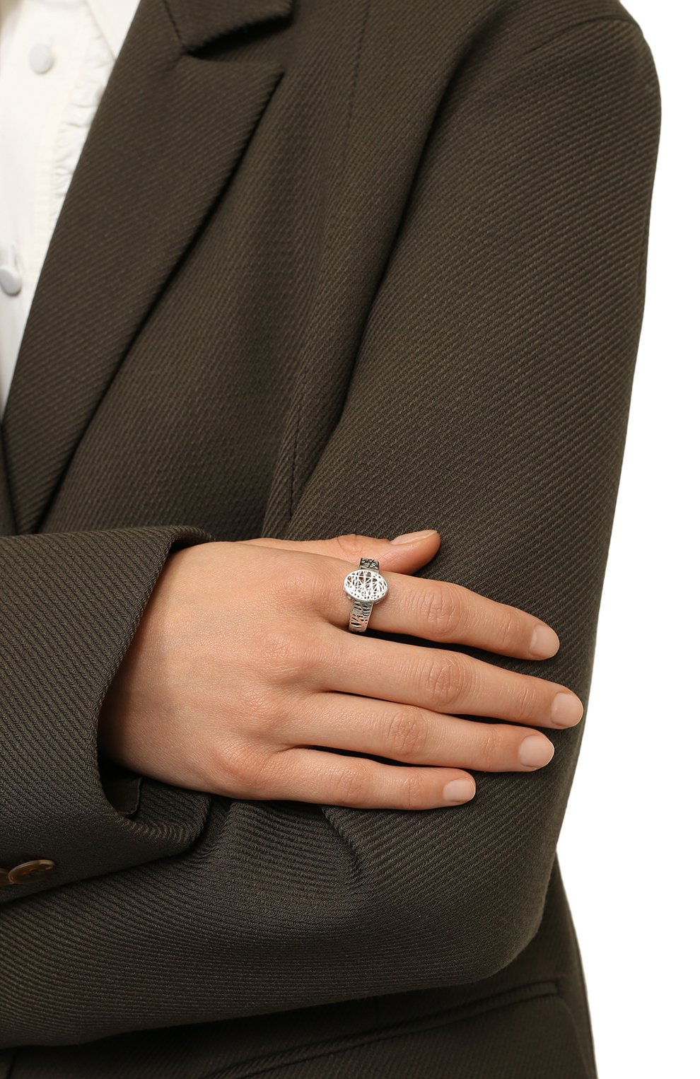 Женское кольцо forma 2 1991 серебряного цвета, арт. Forma #2 RR | Фото 2 (Материал: Серебро)