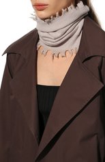 Женский кашемировый шарф UMA WANG кремвого цвета, арт. W2 M UK7151 | Фото 2 (Материал: Текстиль, Кашемир, Шерсть)