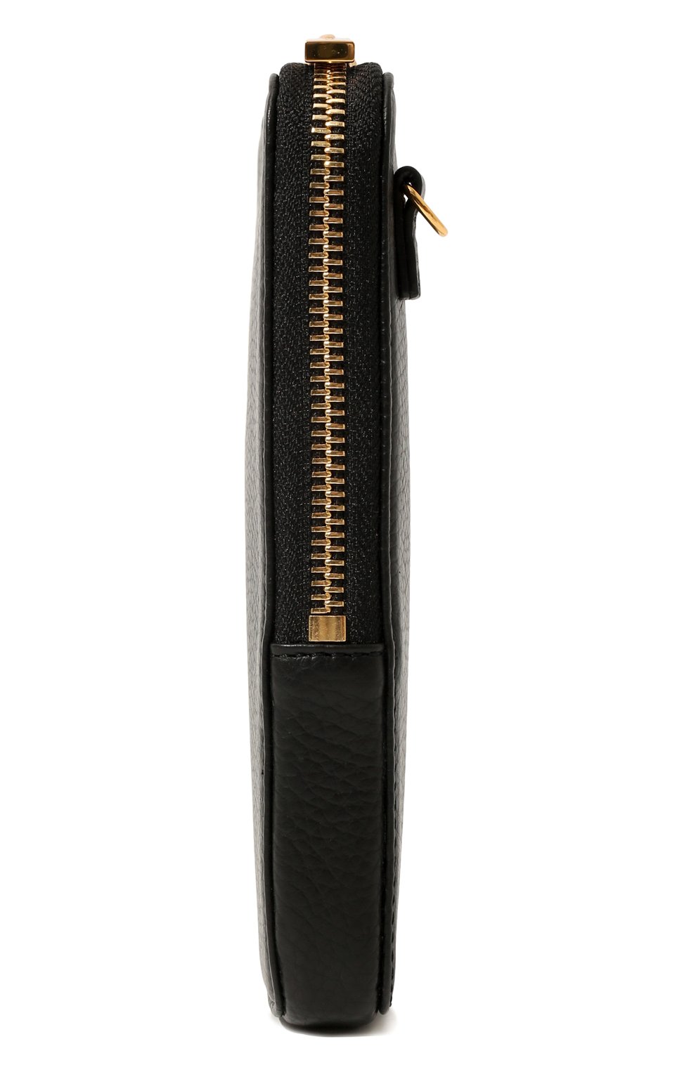 Кожаный чехол для iphone COCCINELLE черного цвета, арт. E5 MI5 27 01 01 | Фото 4 (Женское Кросс-КТ: Кожа iPhone)