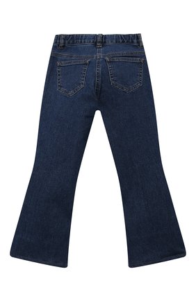 Детские джинсы IL GUFO синего цвета, арт. A22PL390JC026/2A-4A | Фото 2 (Материал внешний: Хлопок)