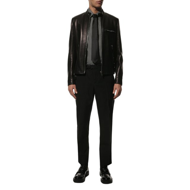 фото Кожаная куртка prada