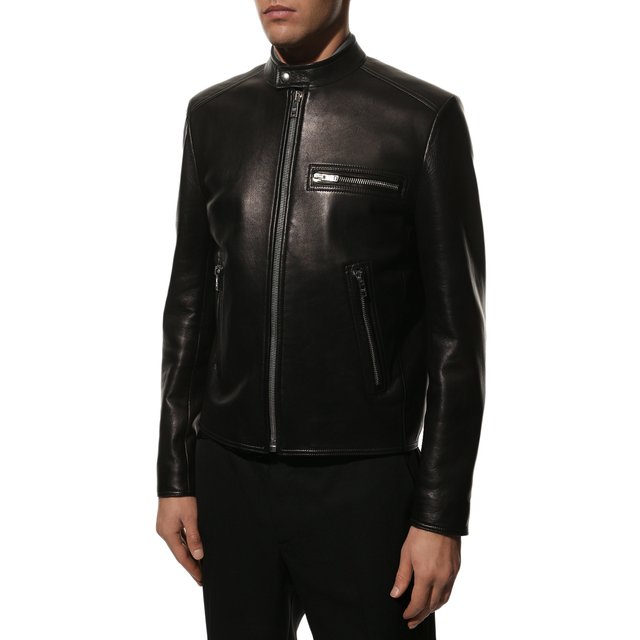 фото Кожаная куртка prada