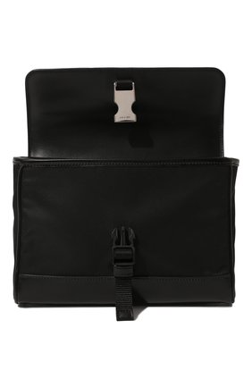 Мужская текстильная сумка PRADA черного цвета, арт. 2VD044-789-F0002-OOO | Фото 5 (Размер: mini; Ремень/цепочка: На ремешке; Материал: Текстиль)