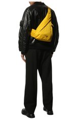 Мужской текстильный рюкзак PRADA желтого цвета, арт. 2VZ092-2DW3-F0010-OOO | Фото 7 (Ремень/цепочка: На плечо; Материал: Текстиль; Стили: Кэжуэл; Размер: large)