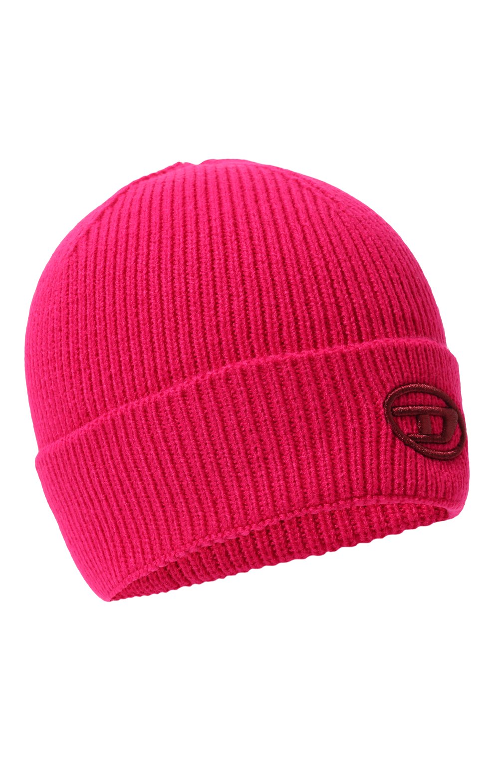 Детского шапка DIESEL розового цвета, арт. J00857-KYAQZ | Фото 1 (Материал: Текстиль, Синтетический материал)