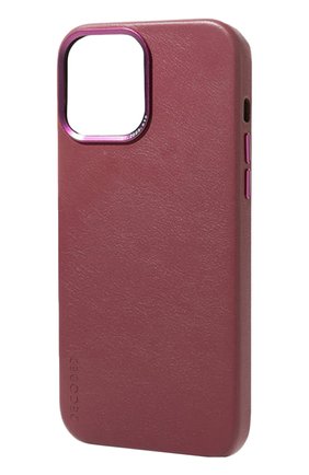 Мужского кожаный чехол magsafe для iphone 13 pro DECODED бордового цвета, арт. D22IPO61PBC6PM | Фото 2