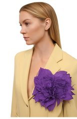 Женская брошь FLOWER ME фиолетового цвета, арт. PION-NS099010L | Фото 2 (Материал: Текстиль)