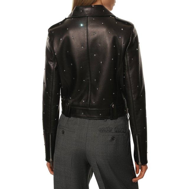 фото Кожаная куртка miu miu