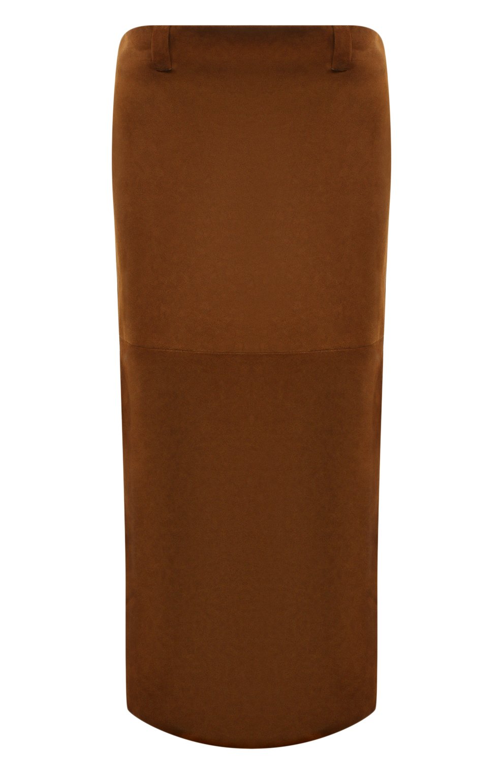 Женская коричневая замшевая юбка MIU MIU —  в е .