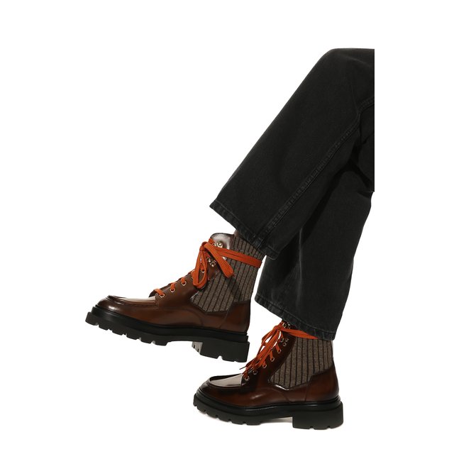 фото Кожаные ботинки santoni