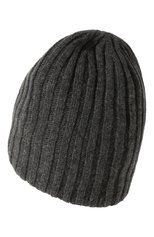 Мужская шерстяная шапка soft CANOE темно-серого цвета, арт. 4714171 | Фото 2 (Материал: Текстиль, Шерсть; Кросс-КТ: Трикотаж)