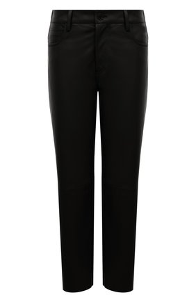 Женские кожаные брюки DROME черного цвета по цене 88250 руб., арт. DPD1989VXP/D400P | Фото 1