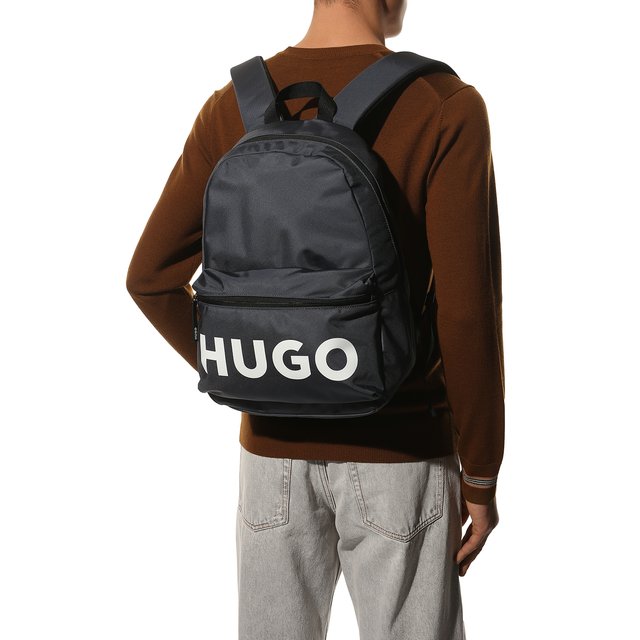 Текстильный рюкзак HUGO 50478485, цвет серый, размер NS - фото 2