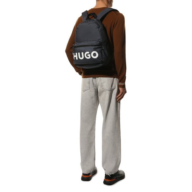 Текстильный рюкзак HUGO 50478485, цвет серый, размер NS - фото 7