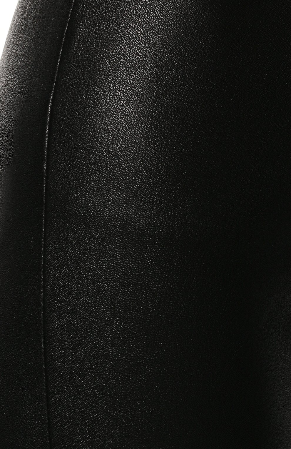 Женские кожаные леггинсы DROME черного цвета, арт. DPD1017ZP/D1815P | Фото 5 (Длина (брюки, джинсы): Удлиненные; Женское Кросс-КТ: Леггинсы-одежда; Стили: Спорт-шик; Материал внешний: Натуральная кожа)