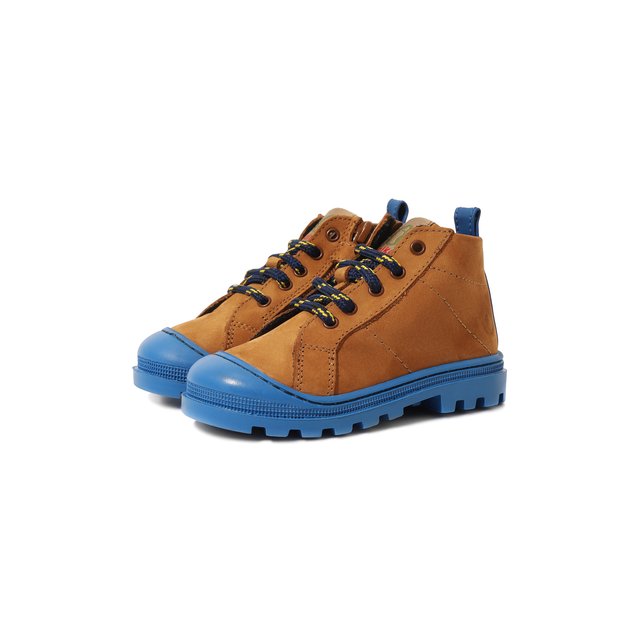 Кожаные ботинки Walkey Y1B4-42185-1578/19-24