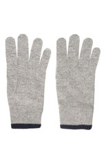 Детские кашемировые перчатки BRUNELLO CUCINELLI серого цвета, арт. B22M90100B | Фото 2 (Материал: Текстиль, Кашемир, Шерсть)
